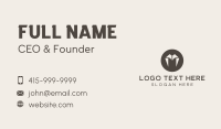 Tech Business Letter M Business Card Image Preview