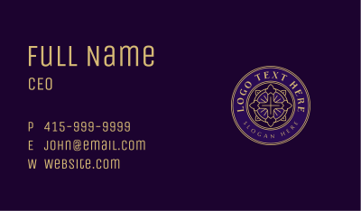 Holy Religious Cross Business Card Image Preview