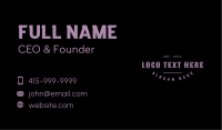 Western Rodeo Wordmark Business Card Image Preview