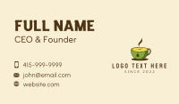 Tea Time Cafe  Business Card Design