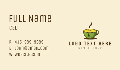 Tea Time Cafe  Business Card Image Preview