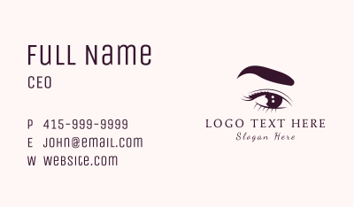 Eye Beauty Lashes Business Card Image Preview