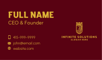 Gold Stallion Castle Business Card Image Preview