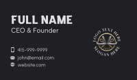 Grooming Razor Barbershop Business Card Preview