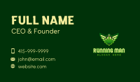 Wing Weed Badge Business Card Image Preview