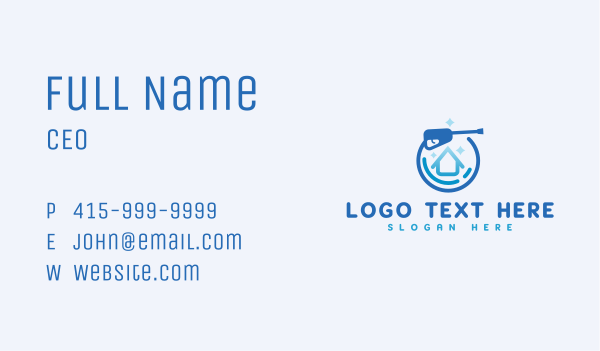 Circle Water House Business Card Design Image Preview