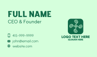 Hashtag Nature App Business Card Image Preview