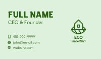 Sustainable Eco Home Business Card Image Preview