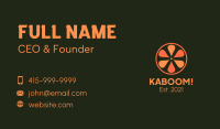 Citrus Orange Oil Extract Business Card Image Preview