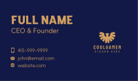 Golden Fancy Gargoyle Business Card Image Preview