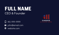 American Flag USA Business Card Image Preview