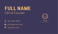 High End Wedding Event  Business Card Image Preview