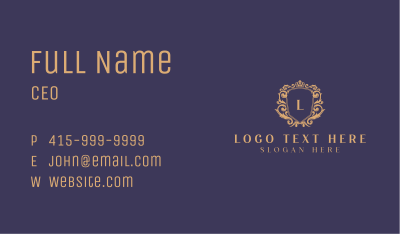 High End Wedding Event  Business Card Image Preview