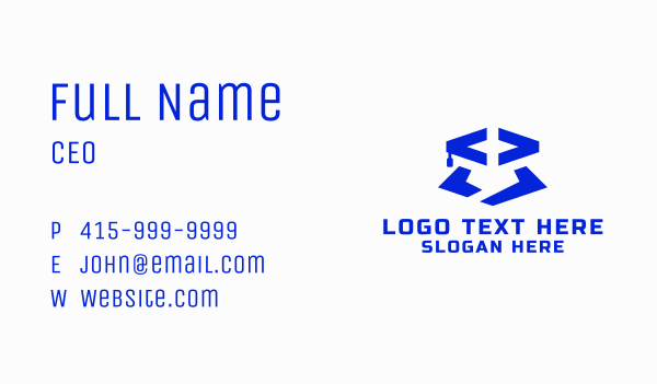 Technology Learning Center Business Card Design Image Preview