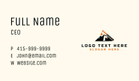 Mountain Wrecking Ball Machine Business Card Image Preview