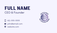 Violet Globe Enterprise Business Card Image Preview