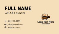 Hot Coffee Cinema  Business Card Image Preview