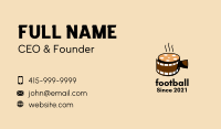 Hot Coffee Cinema  Business Card Image Preview