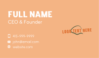 Grainy Hipster Wordmark Business Card Image Preview