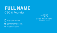 Lightning Fast Brain Business Card Image Preview