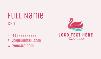 Swan Veterinary Wildlife  Business Card Image Preview