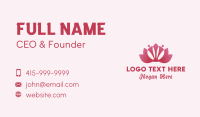 Lotus Flower Wellness Yoga  Business Card Preview