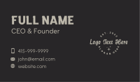 Street Art Clothing Wordmark Business Card Image Preview