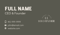 Styling Fashion Lettermark Business Card Image Preview