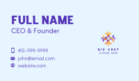 Helpful People Bonding Business Card Image Preview