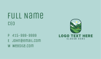 Mountain Tent Camping Business Card Image Preview