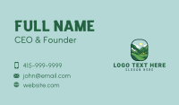 Mountain Tent Camping Business Card Preview