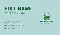 Mountain Tent Camping Business Card Image Preview