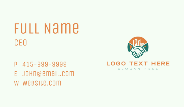 Real Estate Building Deal Business Card Design Image Preview