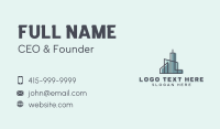 Building Tower Construction Business Card Image Preview