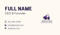 Mountain Bison Bull Business Card Image Preview