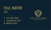  High End Deluxe Lettermark Business Card Image Preview