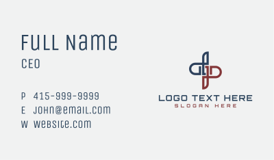 Classic Generic Letter DP Business Card Image Preview