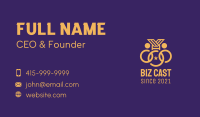 Gold Medal Ceremony Business Card Image Preview
