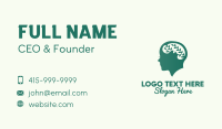 Green Natural Mind  Business Card Image Preview