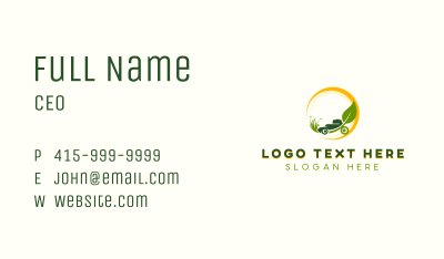 Garden Maintenance Lawn Mower Business Card Image Preview