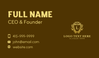Luxe Premium Crest Business Card Design