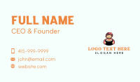 Girl Japanese Sushi Business Card Preview