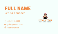 Girl Japanese Sushi Business Card Image Preview