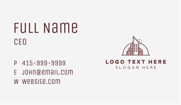 Architect Building Structure Business Card Design Image Preview