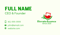 Watermelon Fruit Delivery Business Card Image Preview