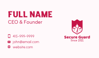 Red Tulip Face Business Card Image Preview