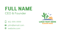 Cactus Sun Valley Desert Business Card Preview