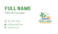 Cactus Sun Valley Desert Business Card Image Preview