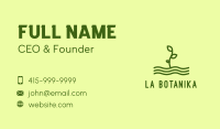Green Plant Seedling  Business Card Image Preview