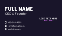 Web Developer Wordmark  Business Card Image Preview